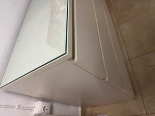 Mueble cajonera cristal beige