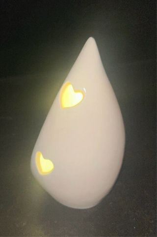 Lampada Sacra Famiglia Porcellana