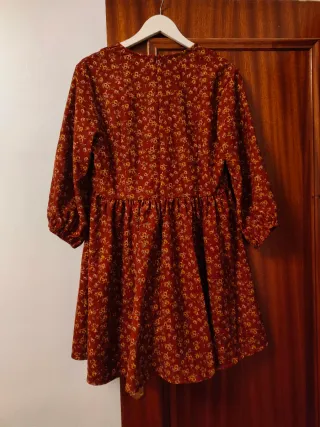 Vestido estampado floral, Talla L