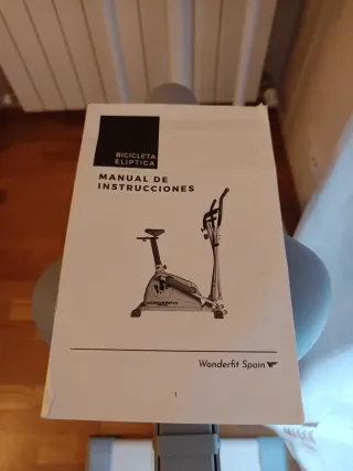 Bicicleta elíptica con asiento