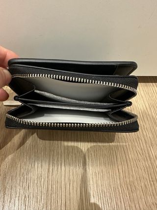 Cartera y monedero Calvin Klein negro - ORIGINAL