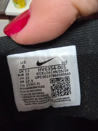 Nike Mujer Negro Rosa