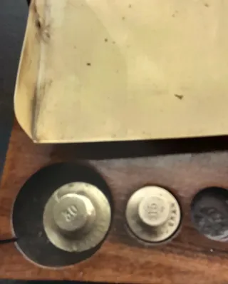 Balanza de precisión Trebuchet París 1900