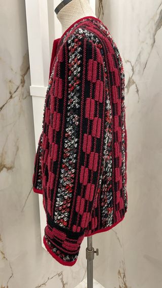 Giacca lana bouclé stile Chanel