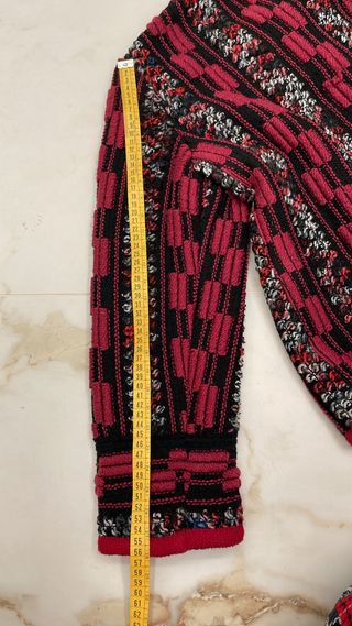 Giacca lana bouclé stile Chanel