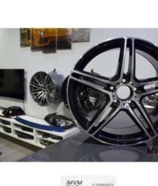 JUEGO DE 4 LLANTAS 18 CIRCUIT BLACK MB47 rmb136789