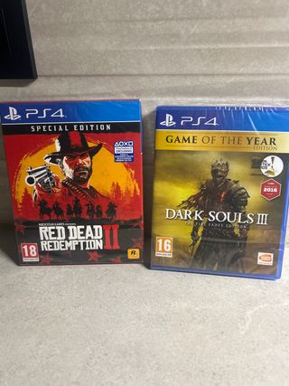 PS4: Dark Souls III y Red Dead Redemption 2