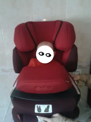 Silla Cybex Grupo 1-2-3 Roja con Isofix