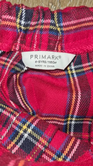 Conjunto Falda y Jersey Niña Rojo