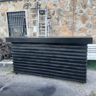 Mostrador/barra negro