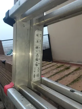 Escalera aluminio extensible