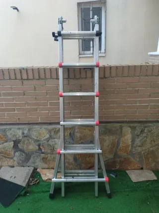 Escalera aluminio extensible