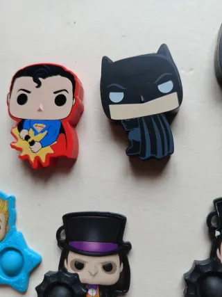 Lote 6 figuras Kinder DC Comics