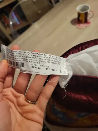 Cojín y relleno zara home estilo boho / étnico