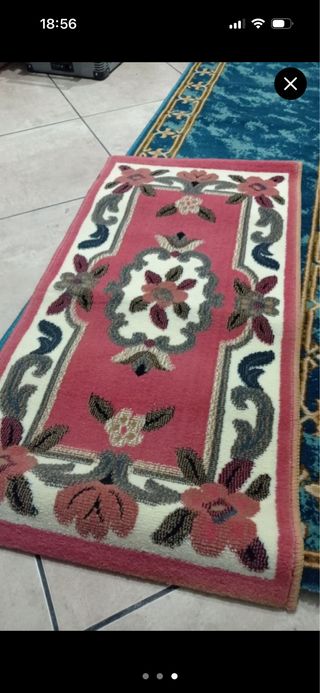 Alfombra decorativa floral