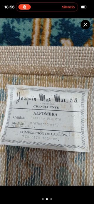 Alfombra decorativa floral