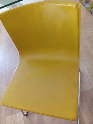 Lote 4 Sillas Bernhard Ikea Amarillas