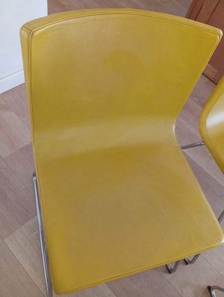 Lote 4 Sillas Bernhard Ikea Amarillas