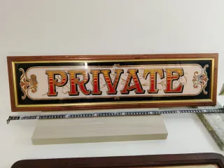 Cartel Vintage PRIVATE