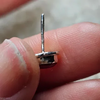 Pendientes Plata 925 Coral Rojo Ovalados