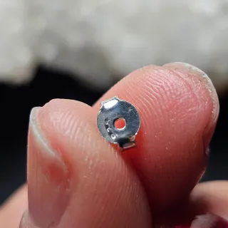 Pendientes Plata 925 Coral Rojo Ovalados