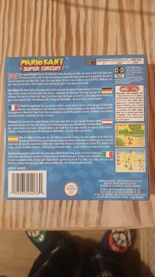 Caja Mario Kart Super Circuit GBA (no oficial)