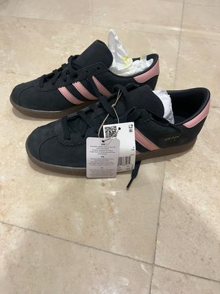 Adidas Stadt negras y rosas talla 38