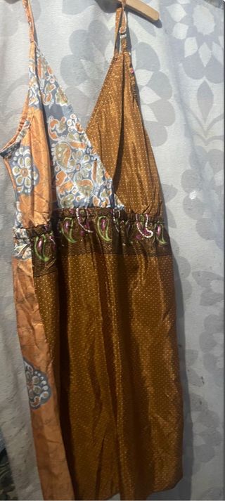 Vestido de tirantes estampado