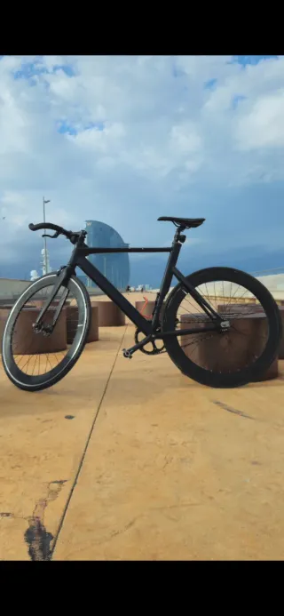 Bicicleta Fixie Negra