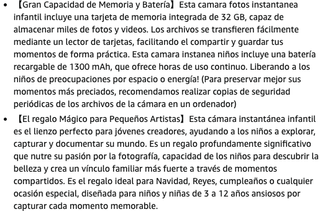 Cámara Digital KIDICAMERA Rosa HD 1080P