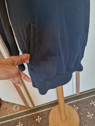 Woolrich abito felpa blu con tasche S