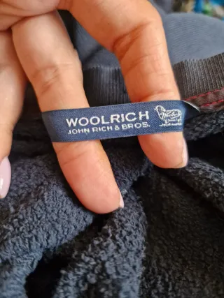 Woolrich abito felpa blu con tasche S