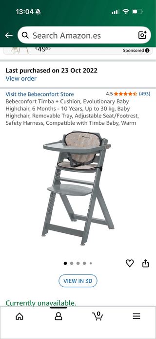 Trona evolutiva bebe/ Highchair