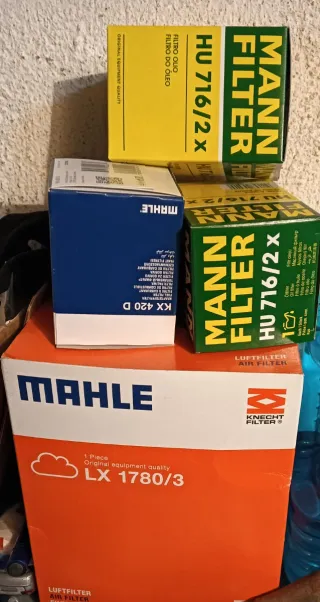 Filtros Mann, Mahle, Knecht Ford Transit