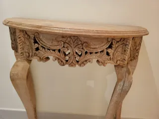Mesa artesanal madera, bohemio, para restaurar