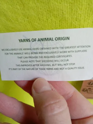 Jersey angora mujer talla única