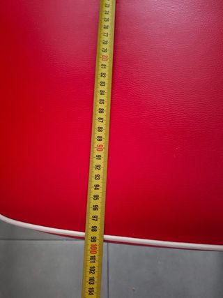 Conjunto Comedor Vintage Rojo y Blanco