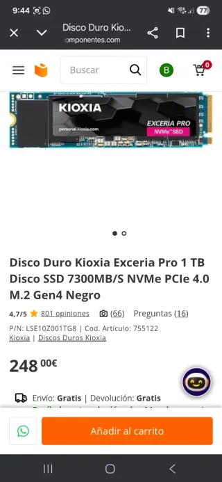 PC Gaming RTX 3060 Ti i5 12600KF 3700MHz