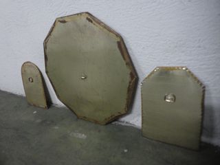 JUEGO 3 ESPEJOS ÁRABES DORADOS