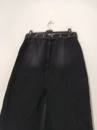 Gonna lunga in denim Zara nera L