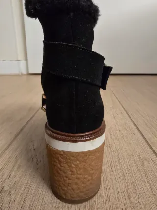 Botines ante Castañer negros T.37