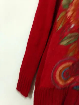 Maglione Desigual collo alto rosso