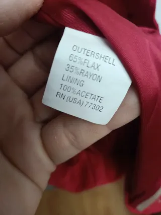 Conjunto Zara Mujer Rojo