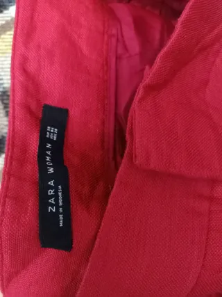 Conjunto Zara Mujer Rojo