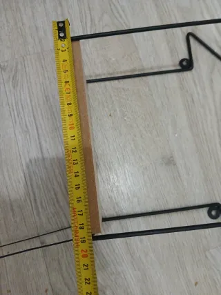 3 estanterias de casitas para pared Madera y metal