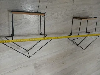 3 estanterias de casitas para pared Madera y metal