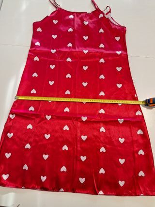 2 Camisones raso rojo/negro por 5 euros!!! CHOLLO