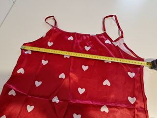 2 Camisones raso rojo/negro por 5 euros!!! CHOLLO