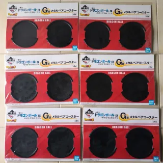 12 Posavasos Metal Dragon Ball