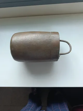 Lechera de cobre antigua